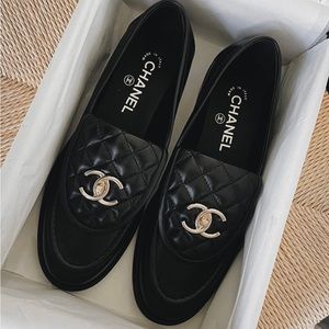 CHANEL | Chanel Turn Lock Loafers Size 37